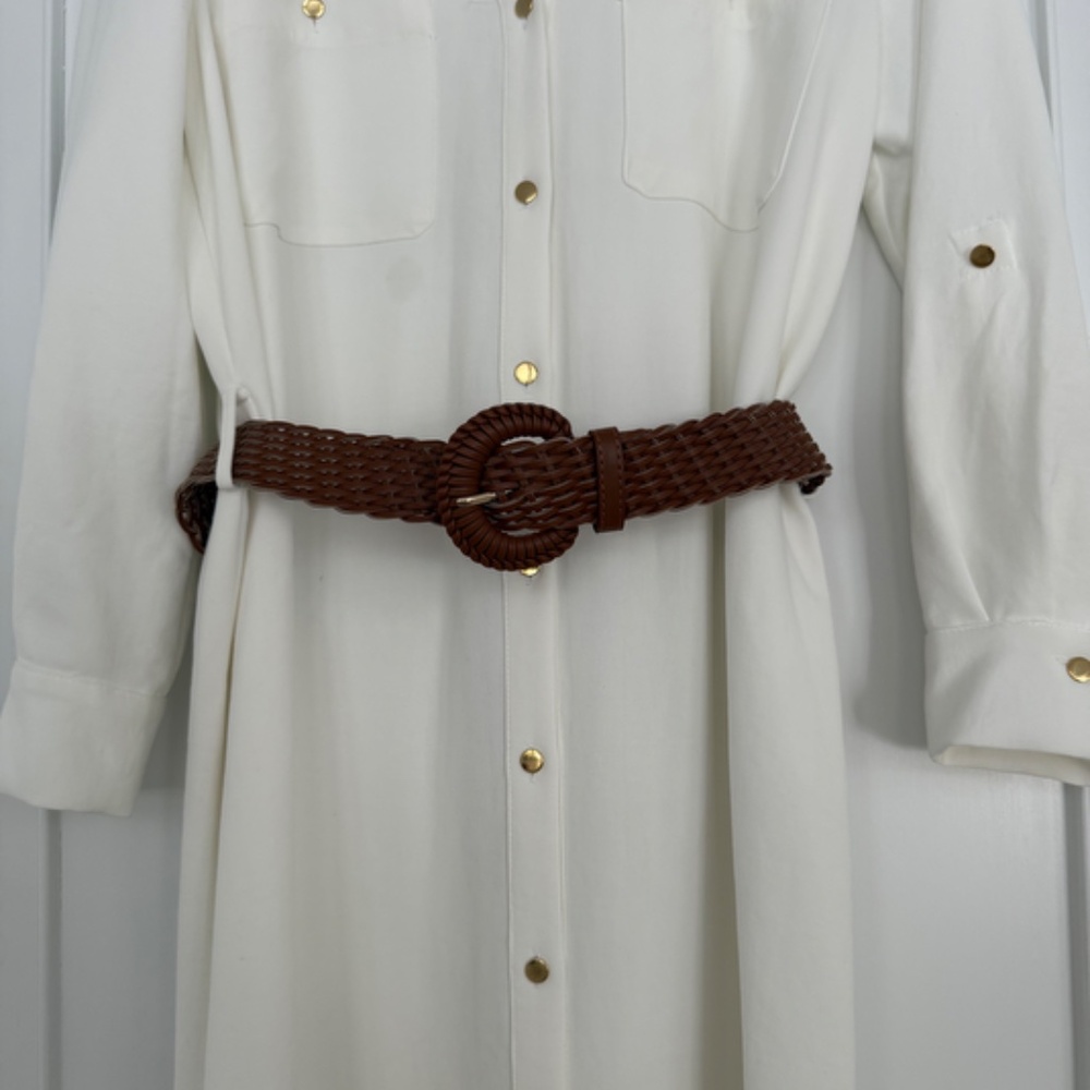 BELTED SHIRTDRESS - Picture 3 of 6